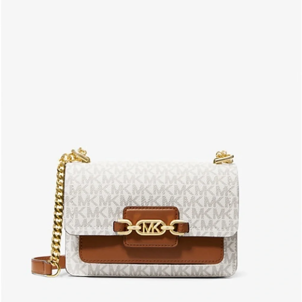 NWOT Michael Kors Heather Extra-Small Leather Crossbody bag